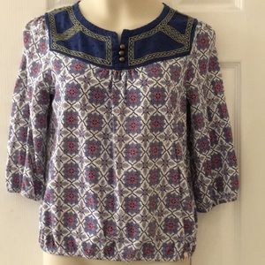 Super cute Lucky boho blouse.